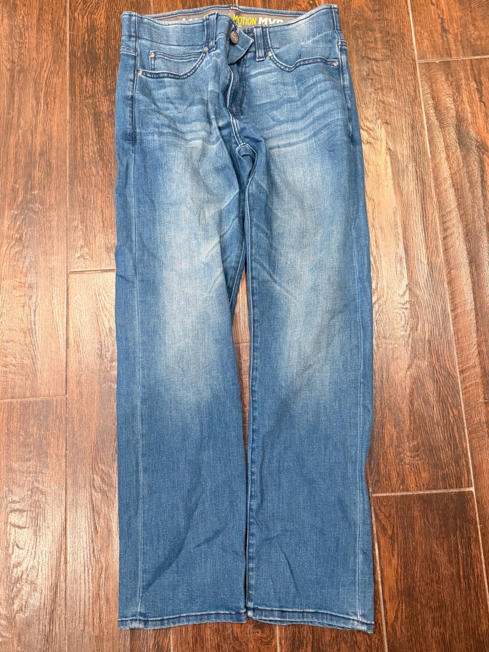 Classic Straight-Leg Blue Jeans